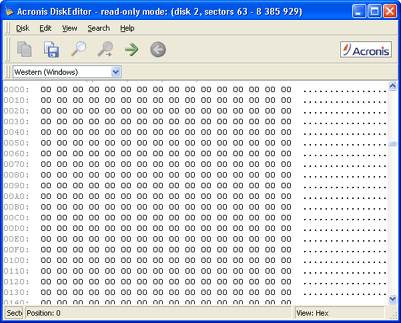 Selecting partitions and/or hard disks for wiping